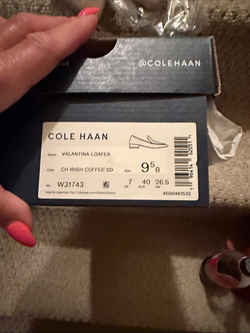 Cole Haan Taupe Suede Pointed-Toe Slip-On Loafers